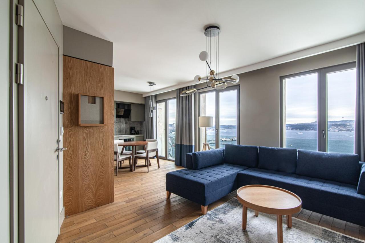 Flat With Panoramic Bosphorus View In Cihangir Istambul Extérieur photo